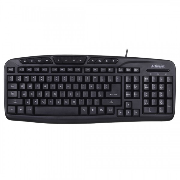 Activejet K-3113 membrane wired keyboard USB ...