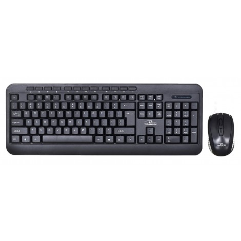 TITANUM TK109 Wireless set - USB keyboard + mouse Black