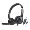 HEADPHONES WITH MICROPHONE CHAT USB