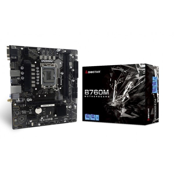 Biostar B760MX2-E D4 motherboard Intel B760 ...