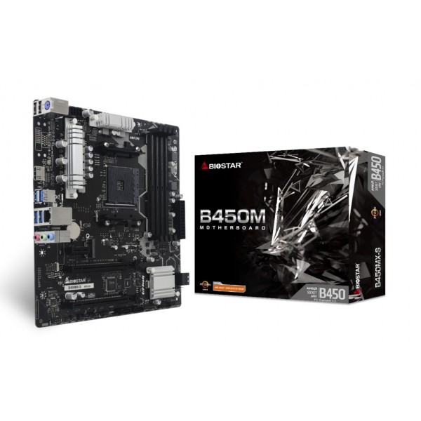 Biostar B450MX-S motherboard AMD B450 Socket ...