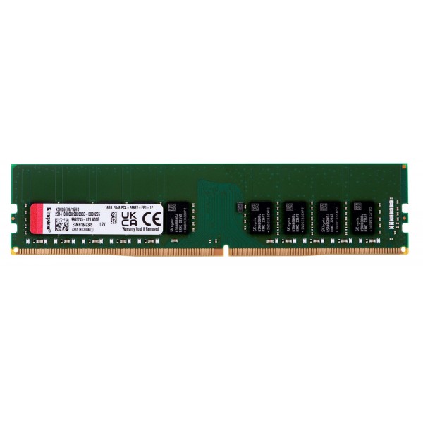 Kingston UDIMM ECC 16GB DDR4 2Rx8 ...