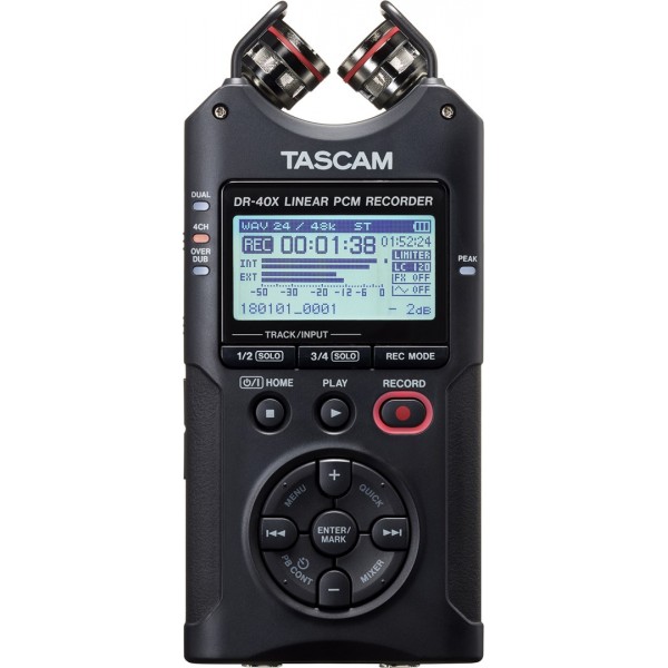Tascam DR-40X - portable digital recorder ...