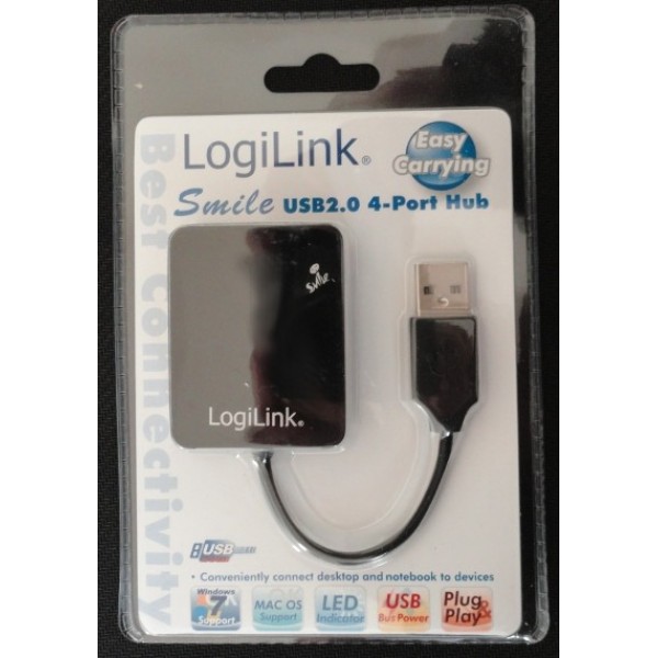 HUB USB 2.0 4-portowy 'Smile' - ...