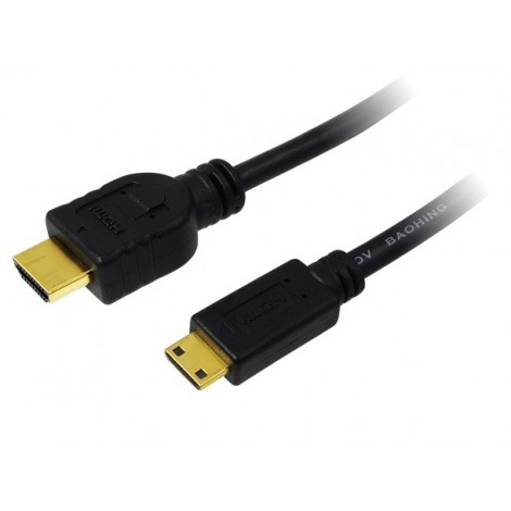 Kabel HDMI - mini HDMI dl.1,5m pozłacany