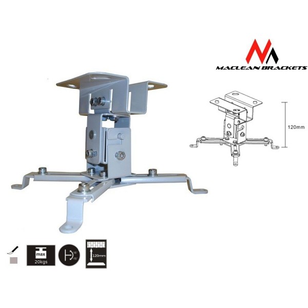 MC-582 sufitowy uchwyt do projektora 12cm ...