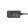 Kabel przedłużający USB 2.0 HighSpeed Typ USB A/USB A M/Ż aktywny 20m Czarny