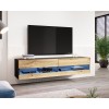 Cama TV stand VIGO NEW 180 30/180/40 black/wotan oak