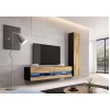 Cama TV stand VIGO NEW 180 30/180/40 black/wotan oak