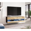 Cama TV stand VIGO NEW 30/140/40 black/wotan oak