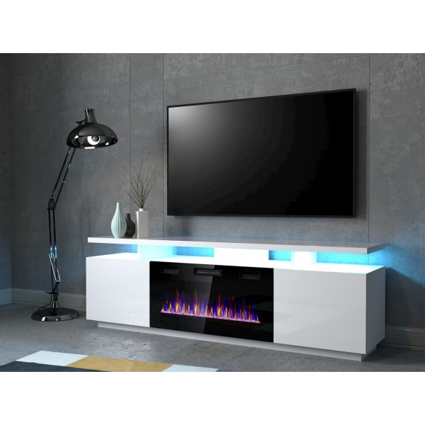 RTV EVA cabinet with electric fireplace ...