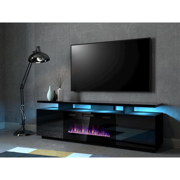 RTV EVA cabinet with electric fireplace ...