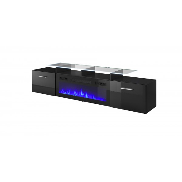 RTV cabinet ROVA with electric fireplace ...