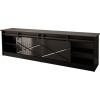 RTV GRANERO 200x56.7x35 black/black gloss cabinet