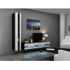 Cama TV stand VIGO NEW 30/140/40 black/white gloss