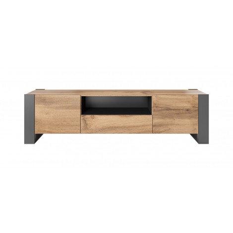 Cama TV stand WOOD wotan/antracite