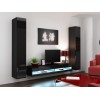 Cama TV stand VIGO NEW 30/180/40 black/black gloss