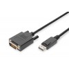 Kabel adapter Displayport z zatrzaskiem 1080p 60Hz FHD Typ DP/DVI-D (24+1) M/M czarny 2m