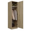 Topeshop SD-50 SON KPL bedroom wardrobe/closet 5 shelves 1 door(s) Oak