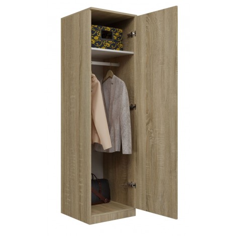 Topeshop SD-50 SON KPL bedroom wardrobe/closet 5 shelves 1 door(s) Oak