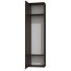 Topeshop DUO SZAFKA CZERŃ bedroom wardrobe/closet 2 shelves 1 door(s) Black