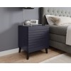 Bedside table NOVA 44x40x52 navy blue matt