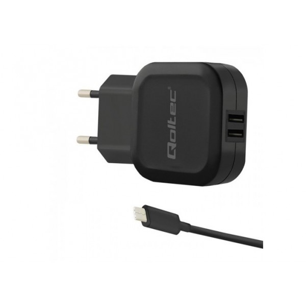 Qoltec 50188 mobile device charger Black ...