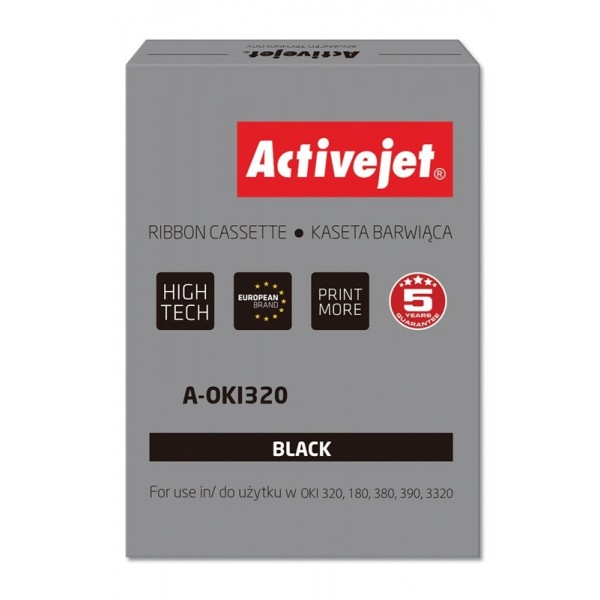 Activejet A-OKI320 Ribbon (replacement OKI 9002303; ...