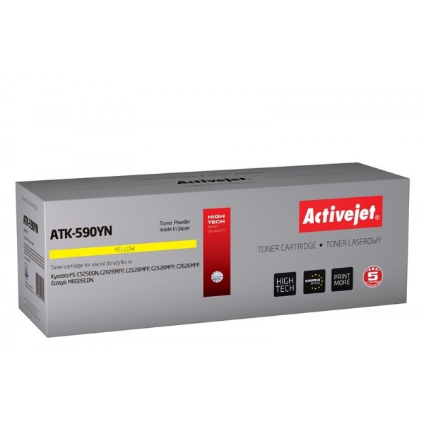 Activejet ATK-590YN toner (replacement for Kyocera ...