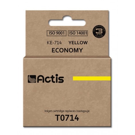 Actis KE-714 ink (replacement for Epson T0714/T0894/T1004; Standard; 13.5 ml; yellow)