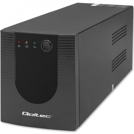 Qoltec 53776 Uninterruptible Power Supply Line Interactive | Monolith| 1500VA | 900W