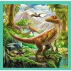 Puzzle 3w1 - Niezwykły świat dinozaurów