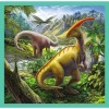 Puzzle 3w1 - Niezwykły świat dinozaurów