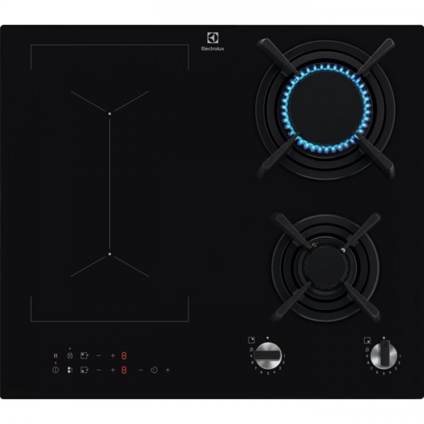 Gas-induction cooktop ELECTROLUX KDI641723K 800 Mixed ...