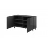 Cama sideboard 2D REJA graphite grey gloss/graphite grey gloss