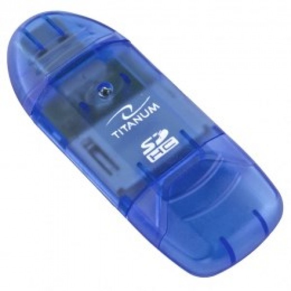TITANUM TA101B card reader Blue USB ...