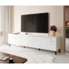 RTV cabinet ABETO 200x42x52 white/gloss white