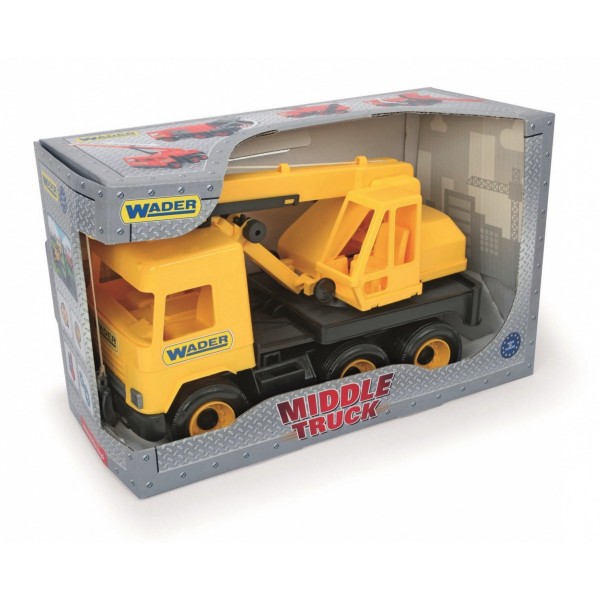 Dźwig żółty 38 cm Middle Truck ...