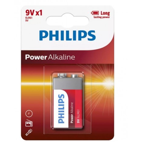 Bateria Power Alkaline 9V 1szt. blister (LR61)