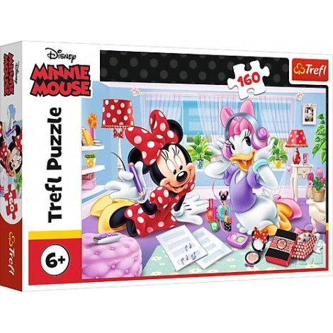 Puzzle 160 elementów - Disney Minnie, Dzień z przyjaciółmi