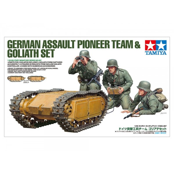 Model plastikowy Niemiecki Goliath z zespołem ...
