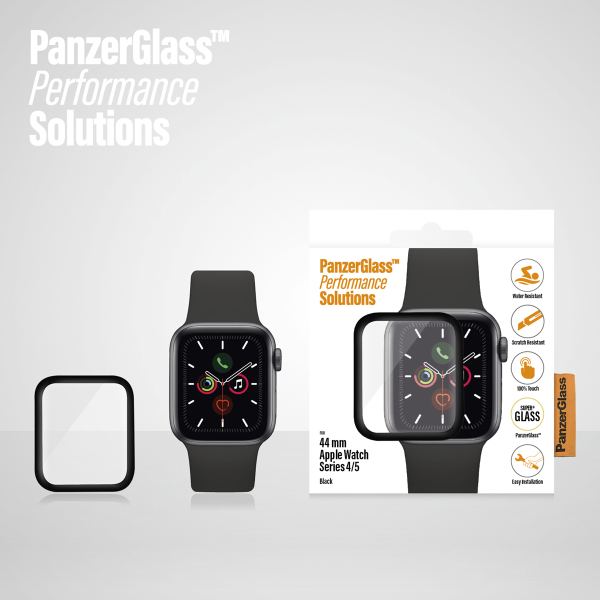 PanzerGlass Apple Watch Series 4/5, Black ...