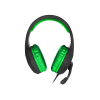 GENESIS ARGON 200 Gaming Headset, On-Ear, Wired, Microphone, Green