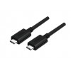 Kabel USB TYP-C do USB TYP-C; 1m; Y-C477BK