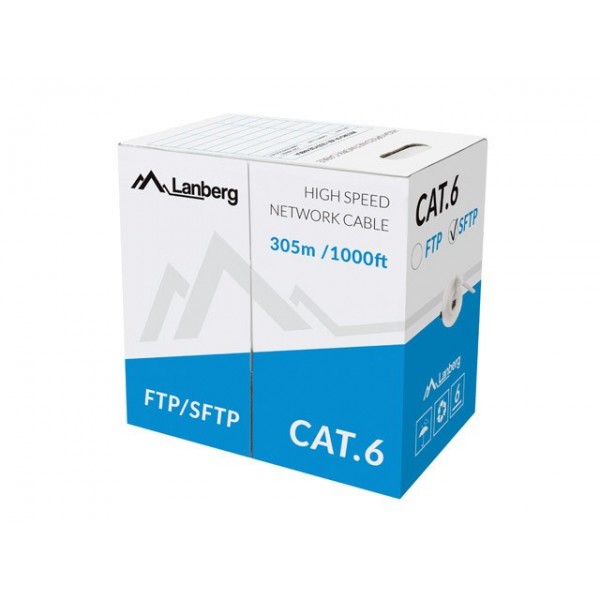 Cable network Lanberg LCS6-11CU-0305-S (S/FTP; 305m; ...