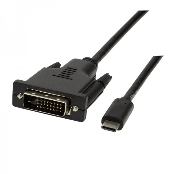 Kabel USB-C do DVI dł. 1, ...