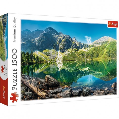 Puzzle 1500 elementów Jezioro Morskie Oko Tatry Polska