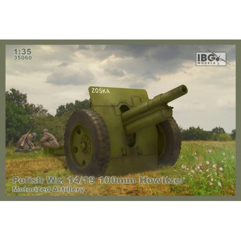 Model plastikowy Polish Wz.14/19 100 mm Howitzer-Motorized Ar