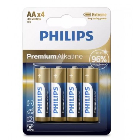 Baterie alkaliczne premium  AA x4