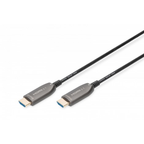 Kabel połączeniowy hybrydowy AOC HDMI 2.1 Ultra High Speed 8K/60Hz UHD HDMI A/HDMI A M/M 30m Czarny